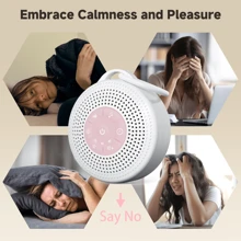 STAVOZE White Noise Machine, Sleep Sound Machine With 21 Natural Soothing Sounds And Memory Function 30 Levels Of Volume Sleep Timer Sound Therapy For Home Office Travel, Portable Sound Machine For Nurse Gifts