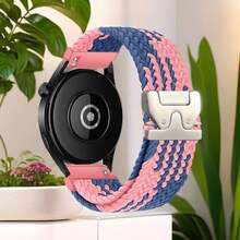 1条18mm/20mm/22mm快拆式降落伞表带，兼容三星Galaxy Watch 7/6/5/4、佳明Venu/Venu 2/Venu 3S，男女通用；通用18/20/22mm弹性编织替换表带，兼容佳明Forerunner 158/245/645/255/265/255S/265S、Amazfit BIP6/BIP5/GTR4/GTS4/GTS3/Bip3、Watch GT5/GT4/GT3/GT2/GT、红米Watch 5 Active/Lite智能手表配件 - 22mm - 查看 9
