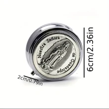 Christian Rosary Bead Storage Box, Multiple Designs Available, Suitable For Storing Rosary Beads, Jewelry & Other Decorations, Includes Mirror