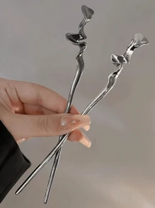 1 pezzo Accessorio per capelli con perle finte in stile cinese elegante, adatto per raccolti, versatile, fermagli per acconciature estive, accessorio per chignon, articolo scolastico