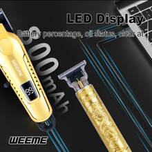 WEEME WEEME 3pcs/2pcs/1pc Men's Hair Trimmer Kit – T-Blade Liner, Beard Groomer & Clipper – Sharp, Cordless, USB Rechargeable, Multi-Machine Set For Home Or Travel – Perfect Gift For Men On Father's Day, Christmas, Or Daily Grooming Use