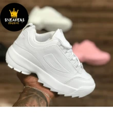 Stylish Children's Tennis Shoes For Fashion Blogger Girl - New Release - White - View 2