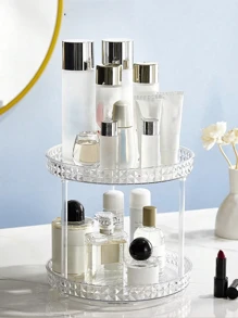 1pc 360 Degree Rotating Makeup Organizer, Transparent Makeup Display Stand, Large Capacity Dresser Storage Rack , For Lipsticks, Brushes, Creams, Eyeshadows, Nail Polishes And Jewelry, Cosmetic Storage Box For Desk, Bathroom, Dresser-Transparent Bag,Room Decor, Bags,Makeup Bag,Vanity,Travel,Make Up Bag,Travel Essentials,Organizer,Storage,Travel Essential,Makeup Organizer,Makeup Bags,Make Up Organizer,Organiser,Toiletry Bag,Desk Organiser,Cosmetic Bag,Makeup Pouch,Make Up Organize,Vanity Accessories,Make Up Pouch,Make Up Bags,Jewellery Box,Pouch,Makeup Brush Holder,Brush Holder,Perfume Organiser,Pouch Bag