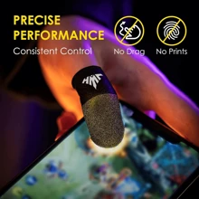 Silber Faser Gaming Handschuhe mit Metallbox, entworfen für Spiele mit rutschfester und schweißabweisender Beschaffenheit, leicht und atmungsaktiv für hohe Empfindlichkeit, um einen komfortablen Sitz ohne zu engen Sitz zu gewährleisten. Geeignet für Mobilspiele.