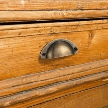 10pcs Vintage Style Embedded Metal Pulls, Suitable For Drawers, Cabinets, Trash Cans, With Installation Accessories, Painted Surface, Suitable For Home Furniture - Multicolor - View 10