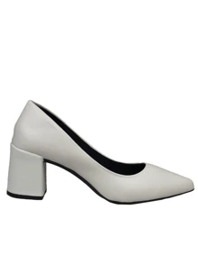 AC. ANA CRISTINA FOOTWEAR Scarpin Sapato Feminino Ana Cristina Casual Salto Grosso  Bico Fino Confortavel  Simples Elegante