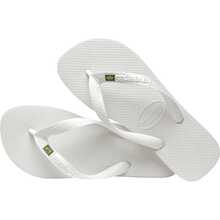 Havaianas Flag Flip Flops Brazil Sandal Men Women - White - View 4