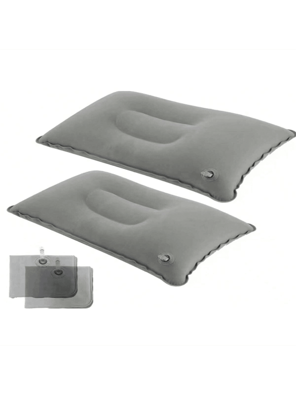 1 pieza Almohada inflable portátil extra grande y gruesa para exteriores