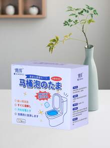 2 Box Of 24 Toilet Effervescent Tablets - Deodorizing And Descaling Toilet Cleaner, Pink And Blue Toilet Cleaning Tablets, Toilet Cleaning Liquid, Efficient In Removing Odors And Dirt, Preventing Yellowing, Suitable For Home Bathrooms, Toilets, Kitchens.