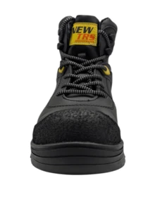 Botas Industriales New TRS 1800 Unisex de Piel Resistente con Puntera Reforzada y Suela Antiderrapante, Cómodas y Durables para Trabajo Interior y Exterior - Negro - Ver 4