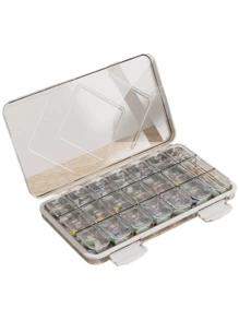 Organizador de píldoras de 7 días con 4 tomas diarias (mañana/mediodía/noche/hora de acostarse) - Planificador semanal de medicamentos portátil y amigable para viajes, diseño amigable para personas mayores y regalo del Día de la Madre