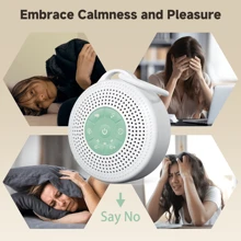 STAVOZE White Noise Machine, Sleep Sound Machine With 21 Natural Soothing Sounds And Memory Function 30 Levels Of Volume Sleep Timer Sound Therapy For Home Office Travel, Portable Sound Machine For Nurse Gifts
