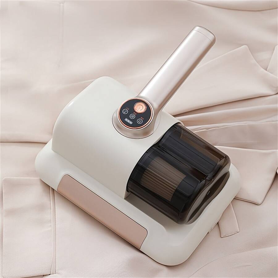 KOLAGAN Bed Vacuum Cleaner, Anti-Allergen Deep Cleaner For Beds, Equipped With Two Suction Power Settings, 13KPa Powerful Suction, UV Light, Heating Function, Low Noise, Suitable For Sofas, Pillows, Carpets, And Pet Hair (White / Blue). - 白色 - 查看 1