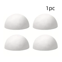 1pc White Solid Foam Half Ball,Handmade DIY Flower Arrangement,Wedding Decoration, Cake Mold,Shopping Mall Decoration,Wedding Scene Balls,Painting Diy Early Education Solar System Making Semicircular Foam Balls,Flower Arrangement Foam Balls,Semicircular Ball Wedding Road Flowers,Flower Arrangement Balls,Wedding Props