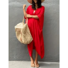 Local Delivery- Stylish Tie Dye Open Front Long Kimono Cover Up For Women - 孔雀石綠 - 查看 2