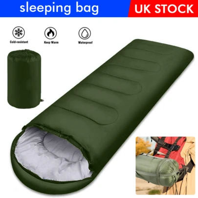 Sleeping Bags For Adults Sleeping Bag 3-4 Season - Ultralight Backpacking Sleeping Bag Cold Weather & Warm, Lightweight Compact, Single Adult Girls Boys Winter Sleep Camping Accessories