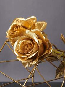 2/5/9 bông hoa hồng vàng nhân tạo trang trí cảnh, trang trí cảnh hoa hồng đỏ nhân tạo, bó hoa hồng lụa trang trí tiệc ngày lễ tình nhân, hoa hồng giả giống thật để trang trí đám cưới, cắm hoa ven đường, trang trí nhà cửa. đám cưới, trang trí nhà cửa phòng khách, hoa nhân tạo, cây nhân tạo, cây nhân tạo ngoài trời, trang trí phòng khách, trang trí tiệc, trang trí bàn làm việc. - Vàng - Xem 2