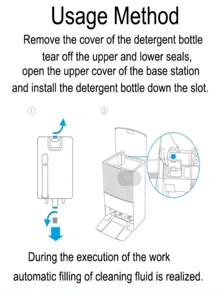 dreame Authentic Dreame L20Ultra/L30Ultra/L20Ultra_R2253/L20Ultra_R2394 L10 Prime X10 X10plus X20 X20plus Floor Cleaning Solution 450ml Accessories, Vacuum Robot Parts, Robot Vacuum Cleaner Spare Parts, Vacuum Cleaner Robot Accessories