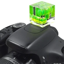 DSLR Camera Bubble Spirit Level & Lens Cap Cover Kit - Precise Leveling Tool For Best Shooting Angle, Compatible With Nikon, Canon, Cameras - Silicone Material