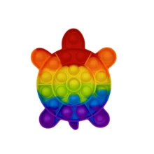 2/4 pièces Set de jouets Fidget Pop Animal, Set de Popper Fidget Animal en silicone arc-en-ciel, cadeaux d'anniversaire, fourre-tout de panier de Pâques, cadeaux de Noël, apprentissage de l'autisme Français Popits Push Pop Bubble Popping Jouet sensoriel pour enfants - Multicolore - Voir 5