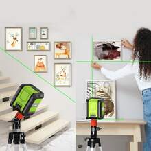 Green Laser Level 2 Cross Lines Self-Leveling Laser Level Mini Professional Portable For Construction And Decoration - Green - View 3