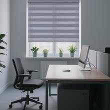 Double-Layer Day And Night Roller Blind – Easy Installation Without Drilling, For Windows And Doors, Various Colors – Free 24/48h Delivery To The Iberian Peninsula. Variety Of Colors. - 深灰色 - 查看 2