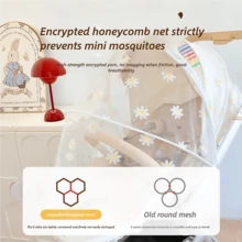 Màn chống muỗi đa năng cho xe đẩy em bé, tấm che toàn diện chống muỗi cho xe đẩy, lưới che nắng cho xe nôi trẻ sơ sinh - Nhiều màu - Xem 5