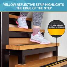 1 Roll Of 1/3/5m PET Glow-In-The-Dark Anti-Slip Tape, Self-Luminous Stair Tread Anti-Slip Tape, Glow Warning Tape For Home Decoration And Outdoor Garden, Anti-Slip Decorative Luminous Tape