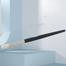 Pędzel do makijażu cieni do powiek, miękki, naturalny, z włosia koziego XGF, pędzel do makijażu w kształcie płomienia, pędzel do brwi, pędzel do cieni do powiek, pędzel do spoolie