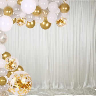 10ft Ice Silk Backdrop Curtain - Perfect For Weddings, Photography, Banquets & Parties - Versatile Decor For Halloween, Harvest, Thanksgiving & Christmas