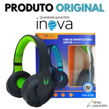 Fone de Ouvido Bluetooth Headset Sem Fio com Microfone Super Confortável Anti-Ruído