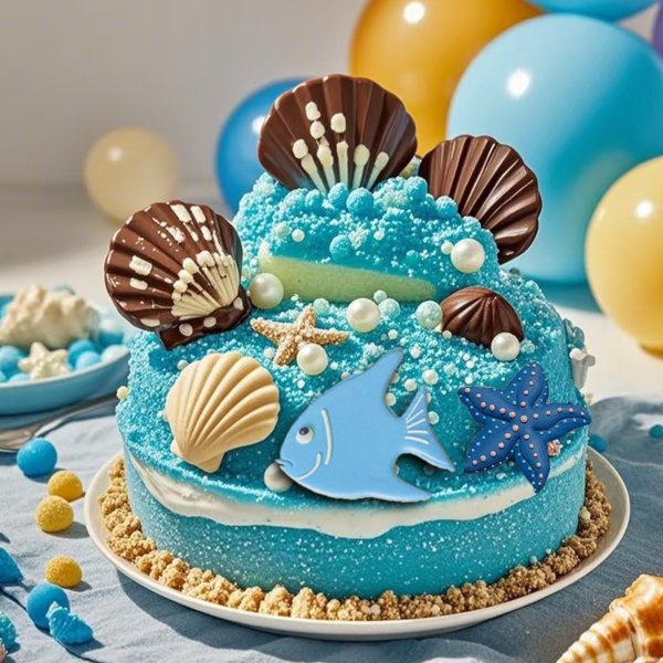 3pcs Summer Undersea World Cookie Cutters, Including Mermaid Tail, Starfish, Shell, Turtle, Seahorse