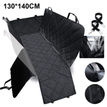 1 X Adjustable, Foldable Pet Car Seat Cover - Soft, Lightweight Oxford Cloth, Stain-Resistant, Suitable For All Seasons, Giving Your Dog Comfort - Black 130*140cm - View 5