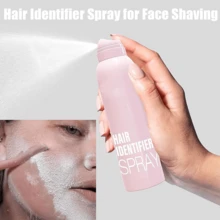 Hair Identifier Spray For Face Shaving, Moisturizing And Skin Care Dermaplaner Spray, Skin Body Hair Identifier Comfortable Face Shaving Powder (Pink 1 Pack & 4 Shaver) - 淺粉色 - 查看 2