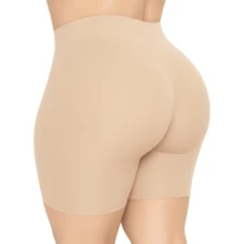 Bermuda Second Skin Women's Short Petticoat Second Skin Shorts - 米色 - 查看 2