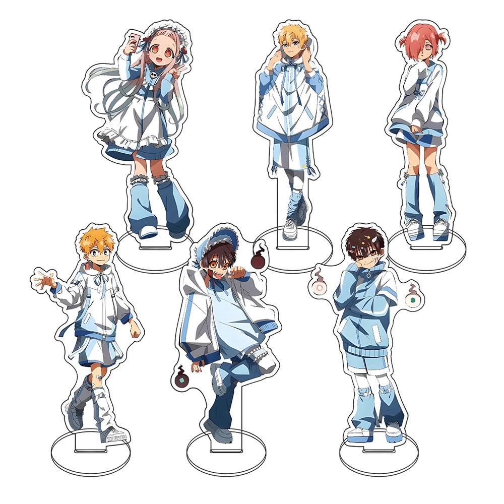 Anime Toilet-Bound Hanako-Kun 1 Stück 15cm Acryl Ständer, exquisite Schreibtisch Dekoration, Halloween Dekoration/Weihnachtsgeschenk, Schutzfolien auf Vorder- und Rückseite