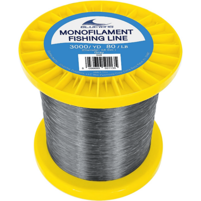 Local Delivery- Monofilament Fishing Line 6,8,10,12,15,20,25,30,40,50,60,80,100,130,250,300,400 Lbs, 50,100,500,1000,3000 Yards Invisible Thin Diameter Mono Fish Wire String, Clear
