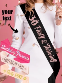 Custom Party Strap With Text, Custom Sash Personalized Sash With Logo Text, Bride To Be Sash, Bachelorette Sash, Custom Sashes For Pageants Birthday, Custom Sash Make Your Own Sash, Custom Bridal Sash, Bachelorette Party Favors, Bride To Be Sash, Personalized Sash, Bachelorette Party Sash, Custom Sash, Party Favors, Personalized Gifts, Wedding Party, Gifts, Gifts, Bridesmaid Proposal Gifts - Multicolor - View 2