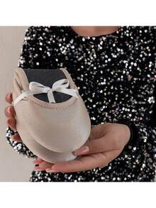 80 PARES/PAQUETE PANTUFLAS FOLDING FLATS "DORADO SATINADO" PARA BODA XV AÑOS EVENTOS RECUERDOS "FUERA TACONES BAILAR" SAT1 BASIC - Dorado - Ver 5