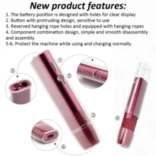 1個透明PC硬殼組合套裝，適用於IQOS Iluma One，IQOS香菸盒保護套，Iluma One配件，適用於居家、戶外、旅行，家用小配件，聖誕禮物，萬聖節禮物 - 彩色 - 查看 5