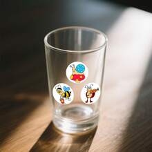 500 Stück Cartoon Tier Aufkleber, geeignet für Schreibwaren, Scrapbooking, Lehrermut, Geschenke, Karten, Fest Dekoration, DIY Etiketten, wasserfeste PVC Klebefläche, Schulbedarf, Schulanfang - Verschiedenfarbig - Übersicht 5