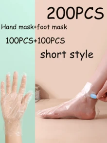 2~200 Disposable Hand And Foot Care Sets, Trial Shoe Covers, Socks, Suitable For Hand And Foot Care, Can Be Used Together With Essential Oil Lotion. - Multicolor - View 12