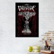 1pc /3pcsWall Arts Posters Optional Frame Modern Singer Bullet For My Valentine X Canvas Wall Art Modern Family Bedroom Decoration Poster Contemporary Room Decor - Multicolor - View 7