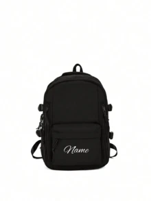 Customize The Packaging With Personalized Name Or Holiday Greetings. Customize Your Own Backpack. This New Back-To-School Backpack Is Casual And Simple, And Can Be Matched With Any Style. Nylon Zipper Closure, Multiple Compartments - Multicolor - View 8