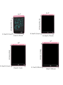 6,5 Zoll / 8,5 Zoll / 10 Zoll / 12 Zoll Schreibtablett, Doodle Board, tragbares Zeichenbrett, elektronischer Schreibblock, löschbarer Zeichenblock, wiederverwendbar, geeignet für Kunst und Handwerk, zu Hause, in der Schule und im Büro