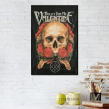1pc /3pcsWall Arts Posters Optional Frame Modern Singer Bullet For My Valentine X Canvas Wall Art Modern Family Bedroom Decoration Poster Contemporary Room Decor - Multicolor - View 23