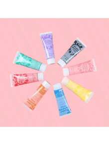 6 pezzi Set di Vernici per Dita Lavabili: Colori Vibranti, Lavabili, Facile da Pulire, Forniture Artistiche Multiuso per Pittura e Bricolage Fai-da-Te, Colori Casuali