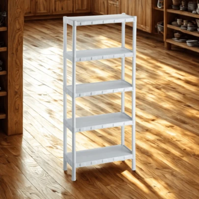 ESTANTE MODULAR COM 5 PRATELEIRAS BRANCA - 873