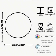 Dekorativer Floral Grammophon Platten Design Metallschild, runde 2D Vintage bedruckte Wandkunst Dekoration, geeignet für Zuhause, Küche, Garten, Büro - einzigartiges Weihnachtsgeschenk, Retro Metallposter (keine echte Platte)