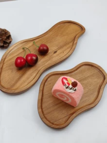 1/Pc Khay gỗ sáng tạo, Khay bánh mì gỗ hồng sắc, Khay sushi, Khay trái cây, Khay trái cây bất đối xứng, Khay đồ ăn nhẹ, Khay đựng đồ ăn, Khay trang trí bàn, Thích hợp cho món tráng miệng, đồ ăn nhẹ, bánh ngọt, bánh mì, Trà chiều, Giáng sinh, Halloween, Ngày của Cha, Lễ Tạ ơn, Đám cưới, Sinh nhật, Tiệc tùng, Ẩm thực. Thích hợp cho Gia đình, Ngoài trời, Nhà bếp, Phòng khách, Khách sạn, Phụ kiện nhà bếp, Dụng cụ nhà bếp, Khay, Khay gỗ, Quà tặng Halloween - màu nâu - Xem 5